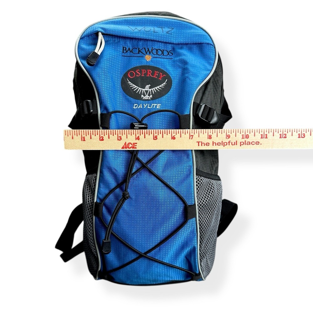 Osprey Daylite Backpack Hydration Blue Gray Hiking Travel Laptop Bag Outdoor H20 - Picture 12 of 13